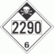 UN 2290 - Inhalation Hazard Class 6.1 Placards