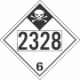 UN 2328 - Inhalation Hazard Class 6.1 Placards