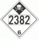 UN 2382 - Inhalation Hazard Class 6.1 Placards