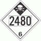 UN 2480 - Inhalation Hazard Class 6.1 Placards