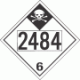 UN 2484 - Inhalation Hazard Class 6.1 Placards