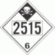 UN 2515 - Inhalation Hazard Class 6.1 Placards