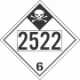 UN 2522 - Inhalation Hazard Class 6.1 Placards