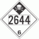 UN 2644 - Inhalation Hazard Class 6.1 Placards