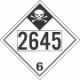 UN 2645 - Inhalation Hazard Class 6.1 Placards