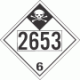 UN 2653 - Inhalation Hazard Class 6.1 Placards