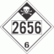 UN 2656 - Inhalation Hazard Class 6.1 Placards