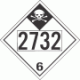 UN 2732 - Inhalation Hazard Class 6.1 Placards