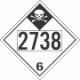 UN 2738 - Inhalation Hazard Class 6.1 Placards