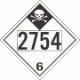 UN 2754 - Inhalation Hazard Class 6.1 Placards