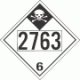 UN 2763 - Inhalation Hazard Class 6.1 Placards