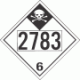 UN 2783 - Inhalation Hazard Class 6.1 Placards