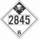 UN 2845 - Inhalation Hazard Class 6.1 Placards