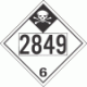 UN 2849 - Inhalation Hazard Class 6.1 Placards