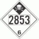 UN 2853 - Inhalation Hazard Class 6.1 Placards