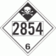 UN 2854 - Inhalation Hazard Class 6.1 Placards