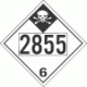 UN 2855 - Inhalation Hazard Class 6.1 Placards