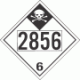 UN 2856 - Inhalation Hazard Class 6.1 Placards