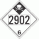 UN 2902 - Inhalation Hazard Class 6.1 Placards