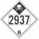 UN 2937 - Inhalation Hazard Class 6.1 Placards