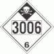 UN 3006 - Inhalation Hazard Class 6.1 Placards