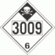 UN 3009 - Inhalation Hazard Class 6.1 Placards