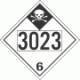 UN 3023 - Inhalation Hazard Class 6.1 Placards