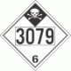 UN 3079 - Inhalation Hazard Class 6.1 Placards