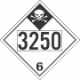 UN 3250 - Inhalation Hazard Class 6.1 Placards