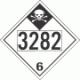 UN 3282 - Inhalation Hazard Class 6.1 Placards