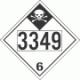 UN 3349 - Inhalation Hazard Class 6.1 Placards