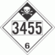 UN 3455 - Inhalation Hazard Class 6.1 Placards