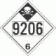 UN 9206 - Inhalation Hazard Class 6.1 Placards