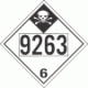 UN 9263 - Inhalation Hazard Class 6.1 Placards