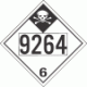 UN 9264 - Inhalation Hazard Class 6.1 Placards