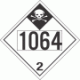 DOT Pre-Numbered Inhalation Hazard Class 2.3 Placards