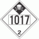 UN 1017 - Inhalation Hazard Class 2.3 Placards