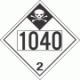 UN 1040 - Inhalation Hazard Class 2.3 Placards