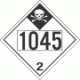 UN 1045 - Inhalation Hazard Class 2.3 Placards