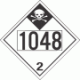 UN 1048 - Inhalation Hazard Class 2.3 Placards