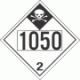 UN 1050 - Inhalation Hazard Class 2.3 Placards