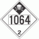 UN 1064 - Inhalation Hazard Class 2.3 Placards