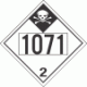 UN 1071 - Inhalation Hazard Class 2.3 Placards