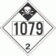 UN 1079 - Inhalation Hazard Class 2.3 Placards