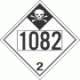 UN 1082 - Inhalation Hazard Class 2.3 Placards