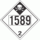 UN 1589 - Inhalation Hazard Class 2.3 Placards