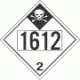 UN 1612 - Inhalation Hazard Class 2.3 Placards