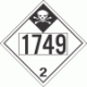 UN 1749 - Inhalation Hazard Class 2.3 Placards