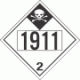 UN 1911 - Inhalation Hazard Class 2.3 Placards