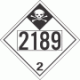 UN 2189 - Inhalation Hazard Class 2.3 Placards